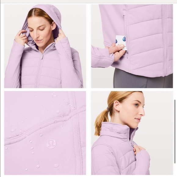 Lululemon push your pace jacket sand pink - Picture 4 of 6